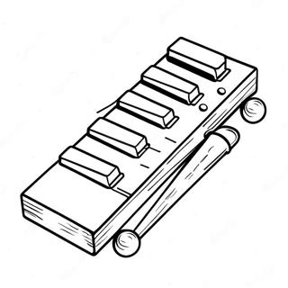 Xylophone Pages À Colorier