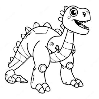 Page A Colorier De Dinosaure Robot 63409-52468