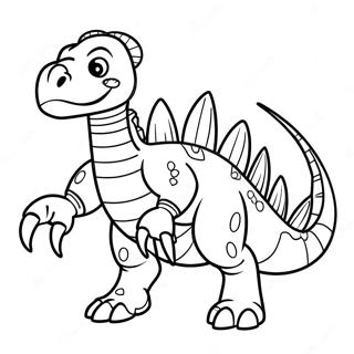 Page A Colorier De Dinosaure Robot Feroce 63410-52473