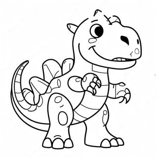 Page A Colorier De Dinosaure Robot Feroce 63410-52476