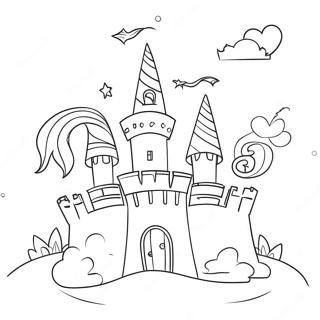 Page A Colorier Chateau De Licorne 63439-52490