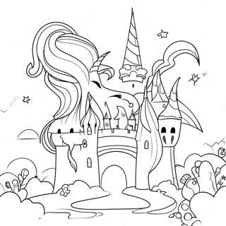 Page A Colorier Chateau De Licorne 63439-52492