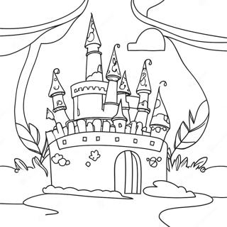 Page A Colorier Chateau De Licorne Magique 63440-52493