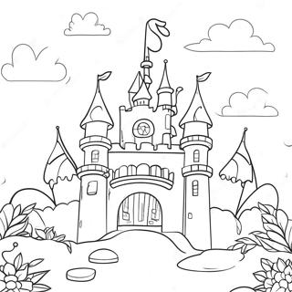 Page A Colorier Chateau De Licorne Magique 63440-52496