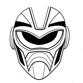 Page A Colorier Masque De Power Ranger 63449-52498