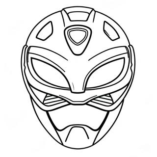 Page A Colorier Masque De Power Ranger 63449-52499