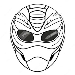 Page A Colorier Masque De Power Ranger 63449-52500