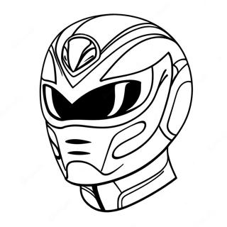 Page A Colorier Masque De Power Ranger Colore 63450-52509