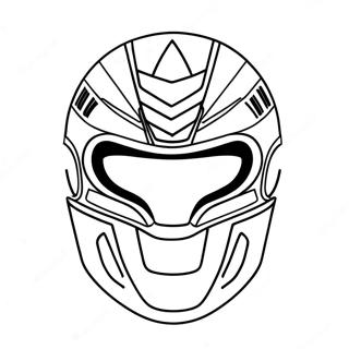 Page A Colorier Masque De Power Ranger Colore 63450-52511