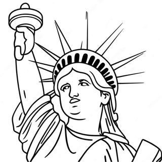 Page A Colorier De La Statue De La Liberte 6345-5165