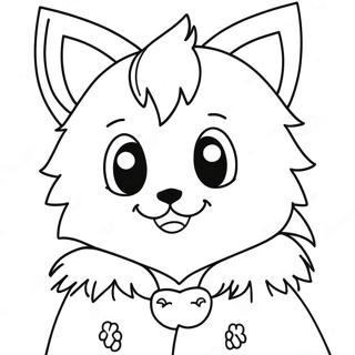 Page A Colorier Anime Furry 63489-52522