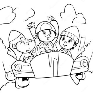 Page A Colorier De Laventure De Noddy Et Ses Amis 63560-52601