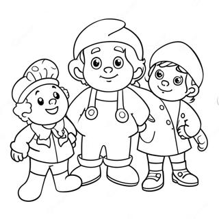 Page A Colorier De Laventure De Noddy Et Ses Amis 63560-52602