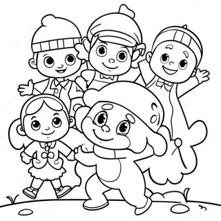 Page A Colorier De Laventure De Noddy Et Ses Amis 63560-52603