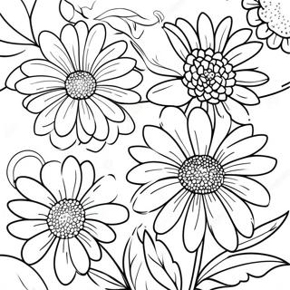 Page A Colorier De Fleur Chrysantheme 63629-52642