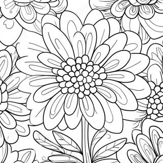 Page A Colorier De Fleur Chrysantheme 63629-52643