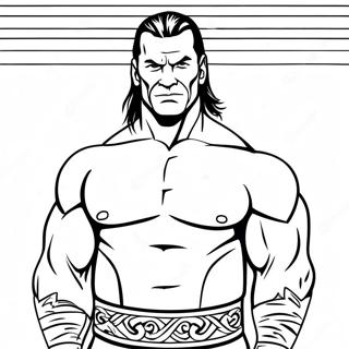 Page A Colorier Wwe Facile 6364-5082