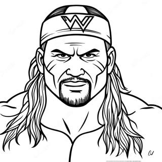 Page A Colorier Wwe Facile 6364-5084