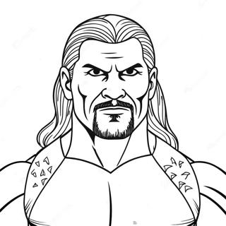 Page A Colorier Wwe Facile 6364-5177