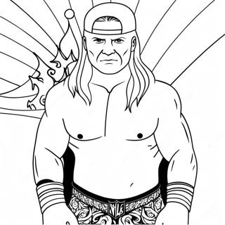 Page A Colorier Wwe Facile 6364-5178