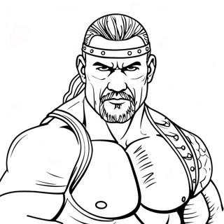 Page A Colorier Wwe Facile 6364-5180