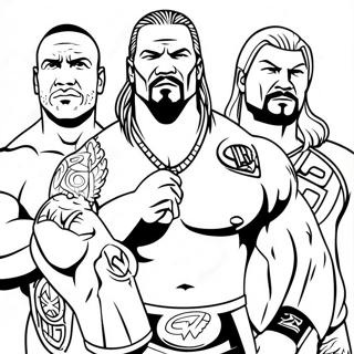 Page A Colorier Des Superstars De La Wwe En Action 6365 5184