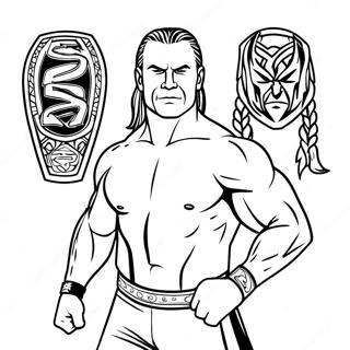 Page A Colorier Wwe 6374-5186