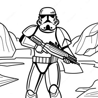 Page A Colorier Trooper Sith Redoutable En Bataille 63750-52746