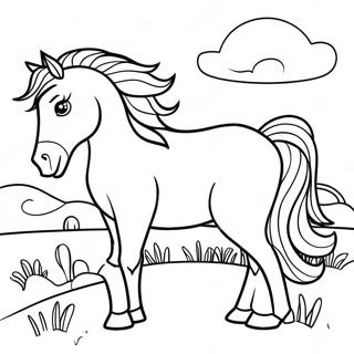 Page A Colorier Cheval Sauvage 63759-52742