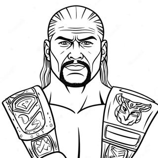 Page A Colorier Du Champion De La Wwe 6375-5093