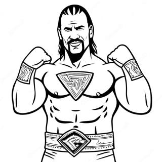 Page A Colorier Du Champion De La Wwe 6375-5096