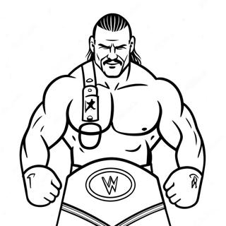 Page A Colorier Du Champion De La Wwe 6375-5192