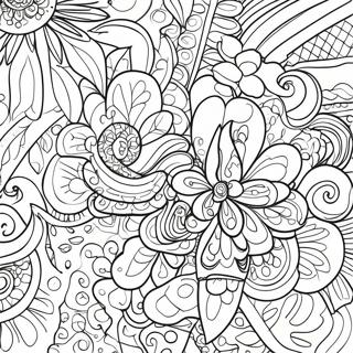 Page A Colorier Art Posca Vibrant 63780-52753