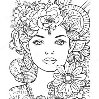 Page A Colorier Art Posca Vibrant 63780-52756