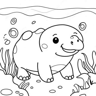 Page A Colorier De Mignon Slowpoke Sous Leau 63800-52777