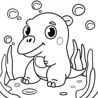 Page A Colorier De Mignon Slowpoke Sous Leau 63800-52780