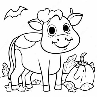 Page A Colorier Vache Dhalloween 63929-52870