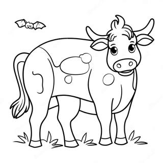 Page A Colorier Vache Dhalloween 63929-52872