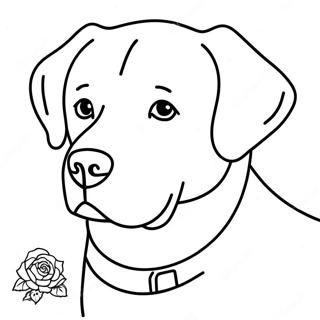 Page A Colorier De Labrador 6394-5201