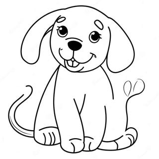 Page A Colorier Dun Chiot Labrador Joueur 6395-5205