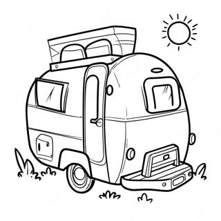 Page A Colorier De Camping 6404-5115