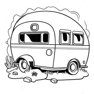 Page A Colorier De Camping 6404-5210