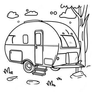 Page A Colorier De Camping 6404-5211