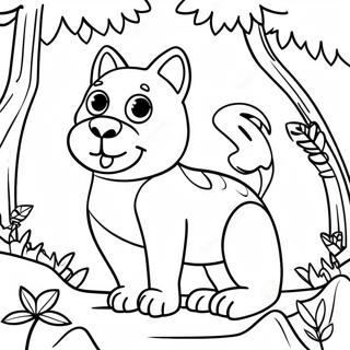 Page A Colorier Des Animaux Colores De La Foret Amazonienne 64140-53054