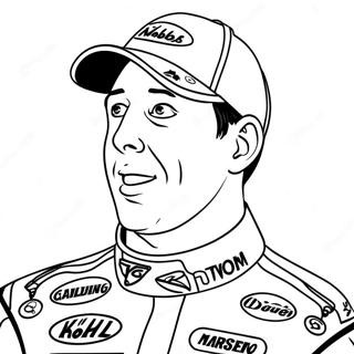 Page A Colorier De La Voiture De Course De Kyle Busch 64169-53072