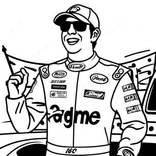 Page A Colorier De Kyle Busch Dans La Victoire 64170-53080