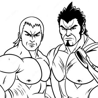 Tekken Pages À Colorier