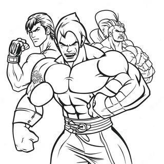 Page A Colorier Tekken 64189-53087