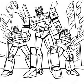 Page A Colorier Transformers Jazz Funky En Action 64210-53106