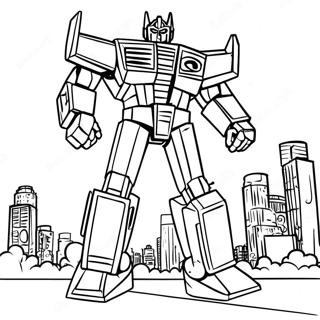 Page A Colorier Transformers Jazz Funky En Action 64210-53108